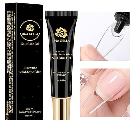 UNA GELLA Soft Gel Nail Glue Review: Is This 15ml Formula Worth Your Investment?