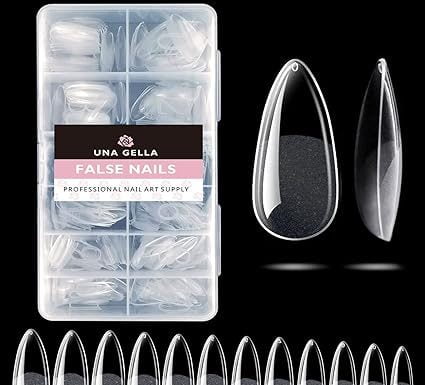 UNA GELLA Nail Tips Review: Are These Soft Gel Almond Extensions Worth Your At-Home Manicure?