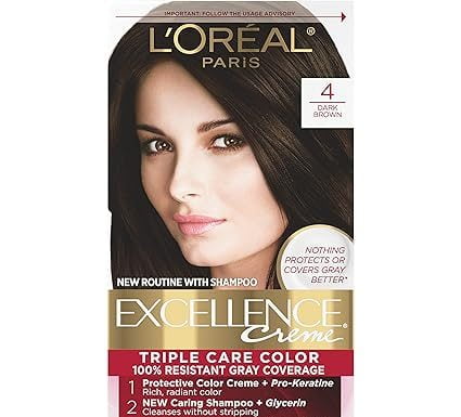 Is L’Oreal Paris Excellence Creme 4 Dark Brown Worth It? A Detailed Review of Gray Coverage