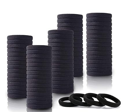100PCS Black Hair Ties Review: Are These Seamless Bands Worth It for All Hair Types?