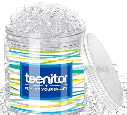 Teenitor Clear Elastic Hair Bands Review: Are 2000 Mini Rubber Bands Worth Your Investment?