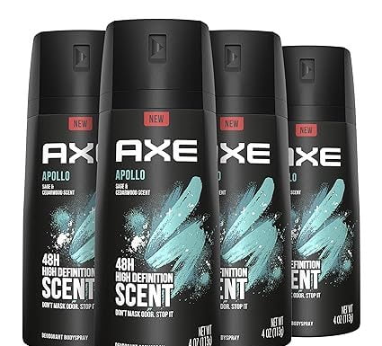 AXE Apollo Body Spray Review: Long-Lasting Odor Protection & Sage Cedarwood Scent