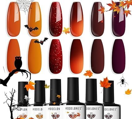 Modelones Gel Nail Polish Set Review: Does It Deliver on Long-Lasting, Vibrant Fall Shades?