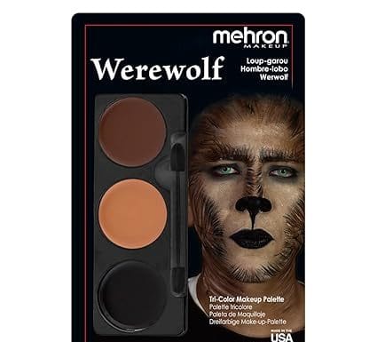 Mehron Makeup Tri-Color Werewolf Palette Review: Worth the Hype for Halloween Looks?