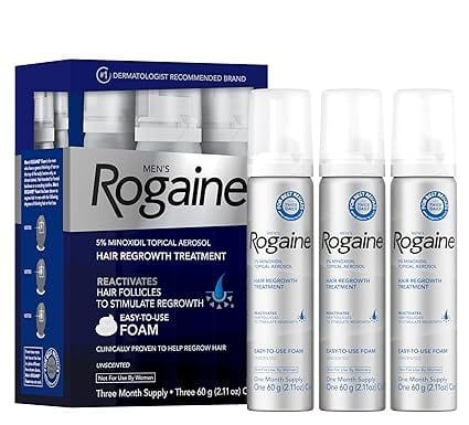 Men’s Rogaine 5% Minoxidil Foam Review: Is It the Solution for Hair Regrowth You Need?