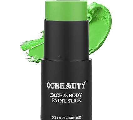 CCBeauty Light Green Face Body Paint Stick Review: Worth It for Your Next Costume?