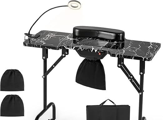 Giantex Foldable Nail Desk Review: Is It Worth the Investment for Nail Technicians?