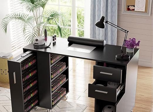 Manicure Table Review: Is This Dust-Collecting, Acetone-Resistant Desk Worth It?