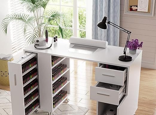 Manicure Table Review: Is This Nail Tech Desk Worth the Investment for Your Salon?