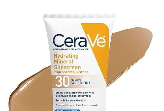 CeraVe Hydrating Mineral Sunscreen SPF 30 Review: Effective Protection & Healthy Glow