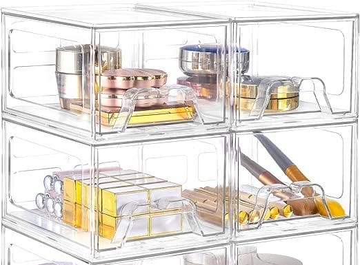 6 Pack Stackable Makeup Organizer Review: Is It Worth the Investment for Your Space?