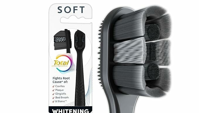 Colgate Total Active Prevention Toothbrush Review: Does Charcoal Whitening Work?