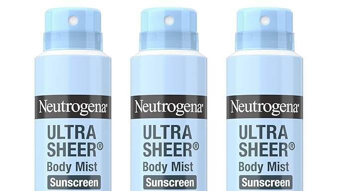 Neutrogena Ultra Sheer Body Mist Sunscreen Review: Does SPF 70 Live Up to the Promise?
