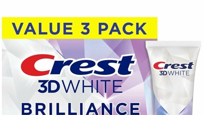 Crest 3D White Brilliance Toothpaste Review: Whiter Teeth in 3 Days with 100% Stain Removal