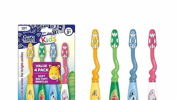 GuruNanda Kids Toothbrush Review: Is the Suction Cup & Fun Design Worth It?