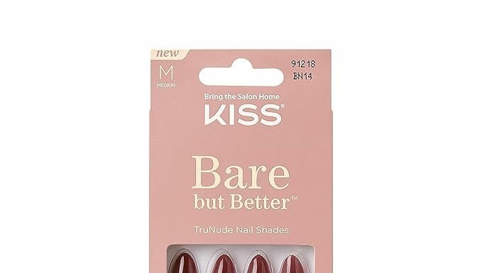 KISS Bare but Better Press On Nails Review: Medium Almond, Red Chemistry, Worth the Hype?