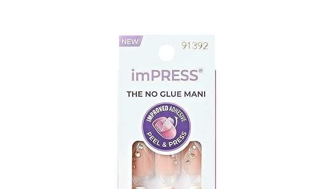 KISS imPRESS No Glue Mani Review: French Coffin Nails That Actually Last