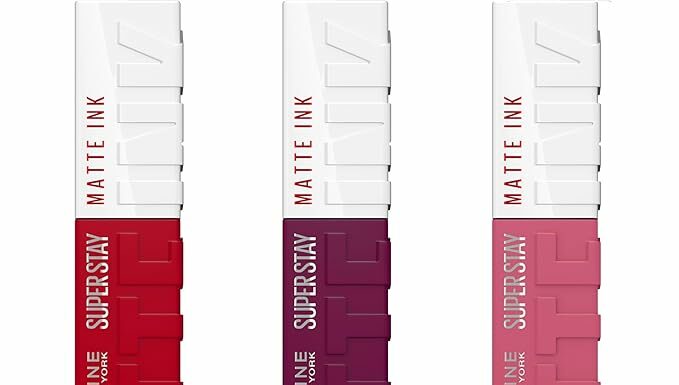 Maybelline SuperStay Matte Ink Liquid Lipstick 3-Pack Review: Long-Lasting, Bold Color
