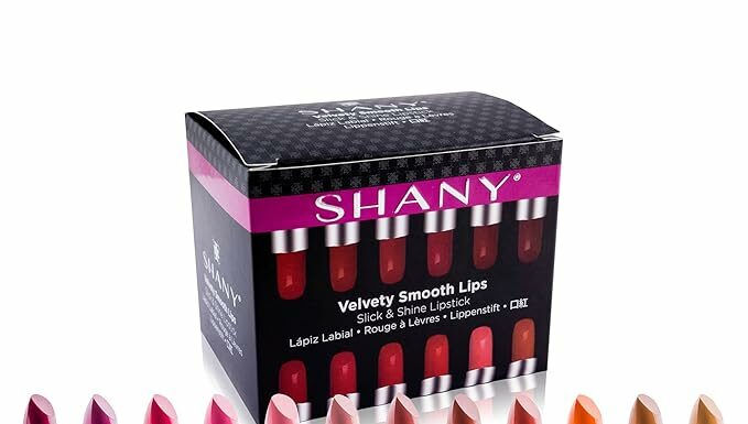 SHANY Slick & Shine Lipstick Set Review: 12 Matte Shades, Moisturizing & Long-Lasting