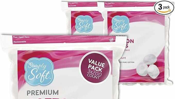 Simply Soft Premium Cotton Balls Review: Are They the Best for Skincare and Nail Care?