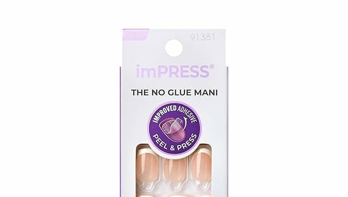 KISS imPRESS No Glue Press On Nails Review: Long-Lasting French Mani, No Mess!