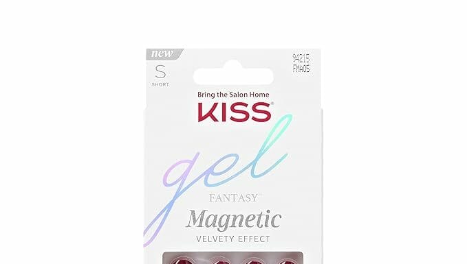 KISS Gel Fantasy Magnetic Press-On Nails Review: Stunning Red Oval Shape, Perfect Fit!
