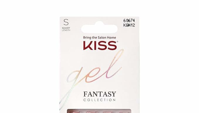 KISS Gel Fantasy Press On Nails Review: Long-Lasting Pink Squoval DIY Manicure
