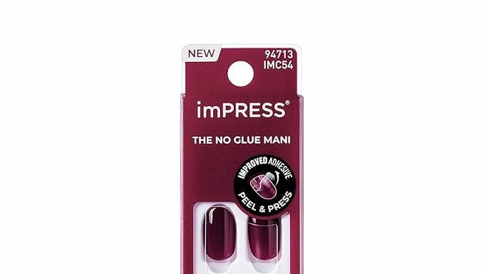 imPRESS Color Press On Nails ‘Over You’ Review: Long-Lasting, Flawless Burgundy Nails