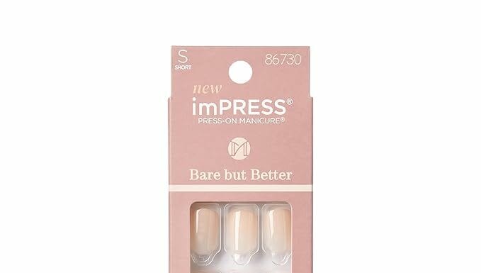 KISS imPRESS No Glue Mani Press On Nails Review: Effortless Nude Perfection