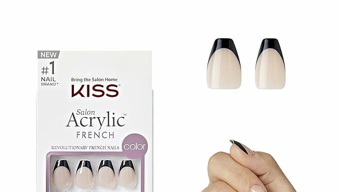 KISS Salon Acrylic Press-On Nails ‘Flame’ Review: Stunning Coffin Shape, Long-Lasting Wear