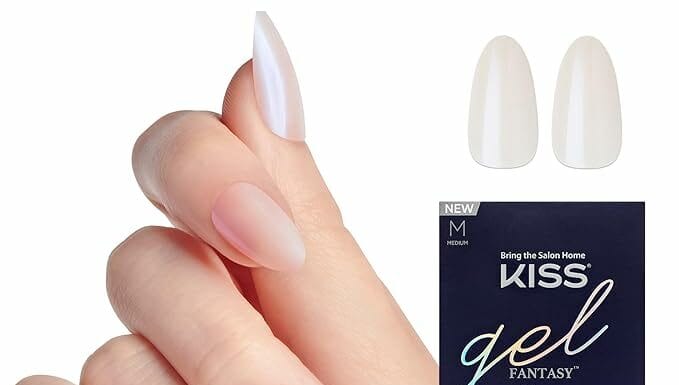 KISS Gel Fantasy Allure Press On Nails Review: Long-Lasting, Chic Almond Shape in Pink