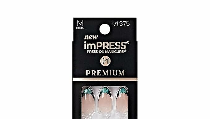 KISS imPRESS No Glue Press-On Nails Review: Are the ‘Visions’ Green Almond Nails Worth It?