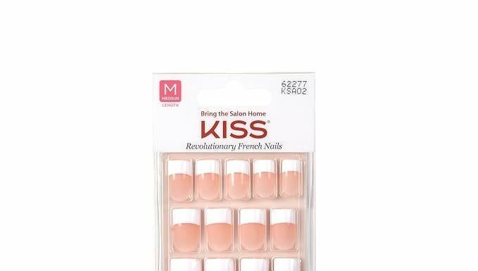 KISS Salon Acrylic Press On Nails Review: Sugar Rush French Set – Durable, Easy, and Salon-Quality Results