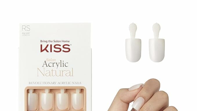 KISS Salon Acrylic Natural Press-On Nails Review: Stunning, Long-Lasting Nude Nails Made Easy