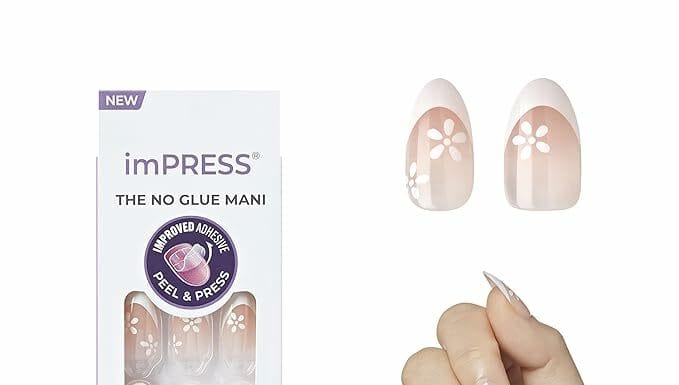 KISS imPRESS No Glue Mani Press On Nails Review: Effortless French Manicure, Long-Lasting Results