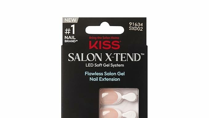 KISS Salon X-tend Press-On Nails Review: Perfect Almond Shape & Long-Lasting Gel Finish