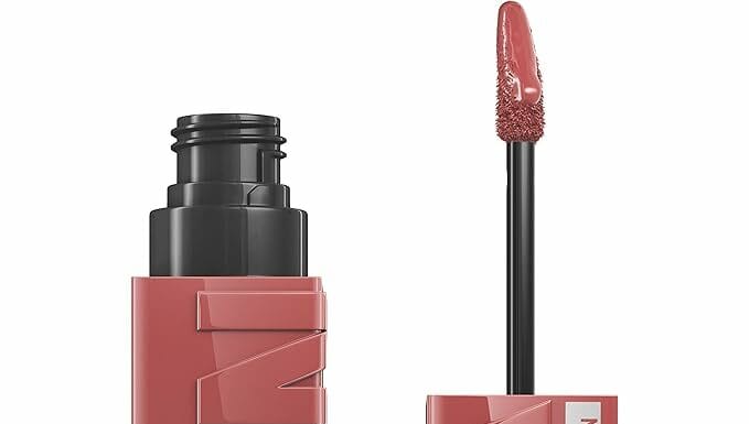 Maybelline Super Stay Vinyl Ink Lipcolor Review: Does This Rose Nude Last 16 Hours?