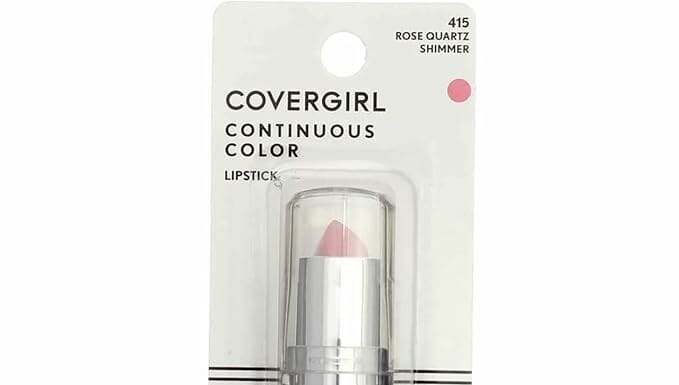COVERGIRL Continuous Color Lipstick Rose Quartz 415 Review: Moisture & Long-Lasting Wear!