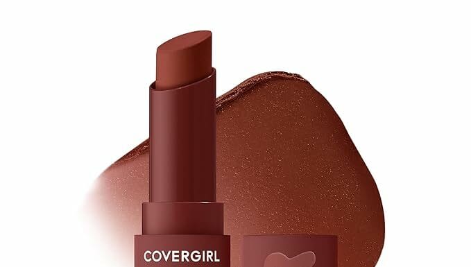 COVERGIRL Clean Fresh Yummy Blur Lipstick Review: Deep Plum Matte with Blurring Effect