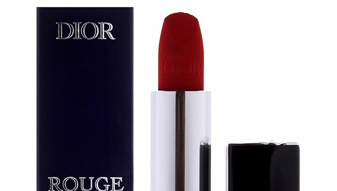 Dior Rouge Couture Velvet Lipstick Review: Long-Lasting Luxury in 999 Velvet