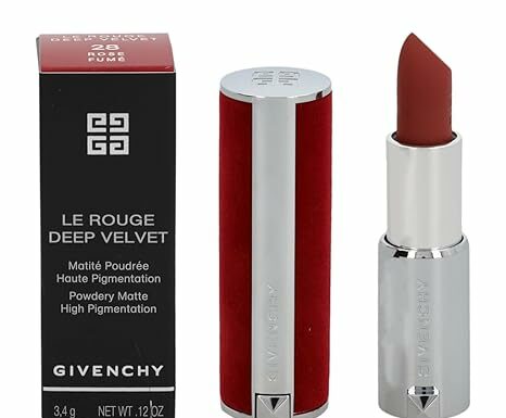 Givenchy Le Rouge Deep Velvet Matte Lipstick Review: Is 28 Rose Fume Worth It?