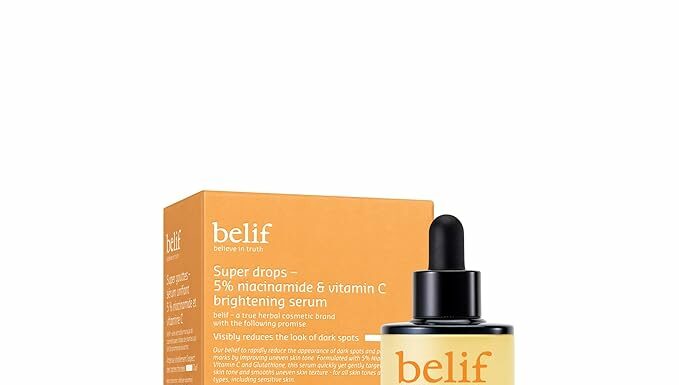belif Super Drops Niacinamide & Vitamin C Serum Review: Fades Dark Spots & Evens Skin Tone