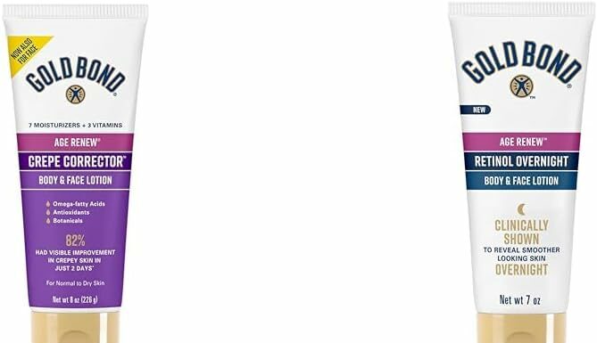 Gold Bond Age Renew Lotion Review: Real Results for Crepey Skin?