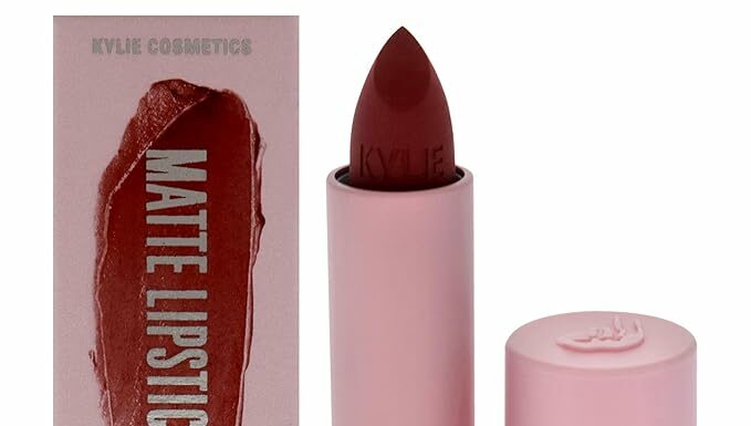 Kylie Cosmetics Matte Lipstick 328 ‘Here For It’ Review: Bold Color & Comfort