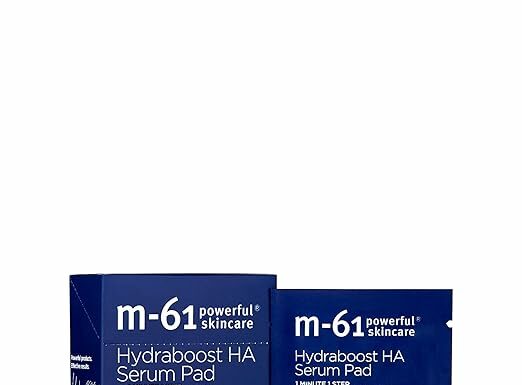 m-61 Hydraboost HA Serum Pad Review: 48-Hour Hydration & Firming Tested