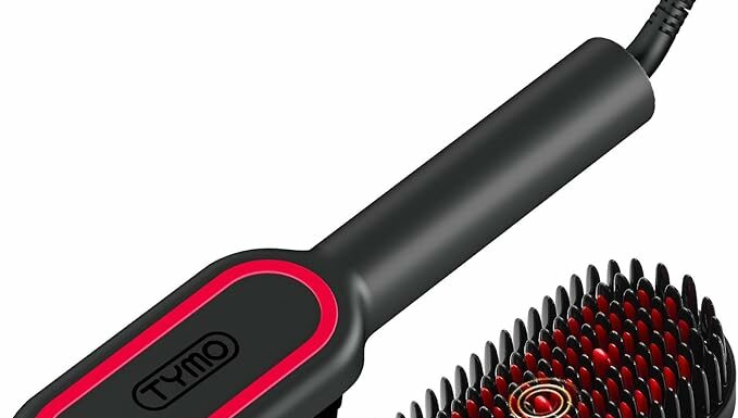 TYMO Hair Straightener Brush Review: Is This Ionic Tool Worth It for Thick Curly Hair?