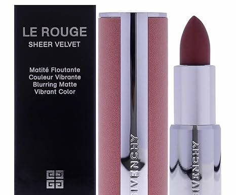 Givenchy Le Rouge Sheer Velvet Matte Lipstick Review: Hydrating, Long-Wear Color!