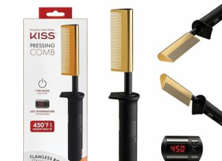 KISS Professional Pressing Comb Review: Is This Polished Gold Tool Worth It?