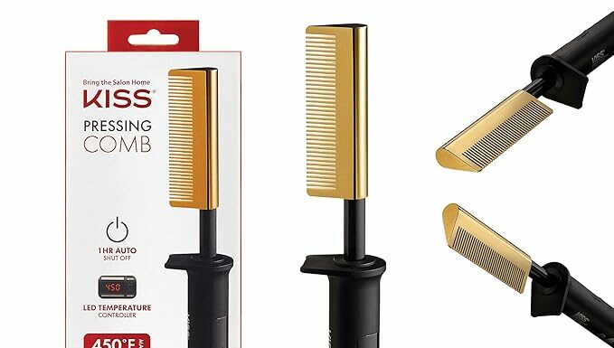 KISS Professional Pressing Comb Review: Is This Polished Gold Tool Worth It?