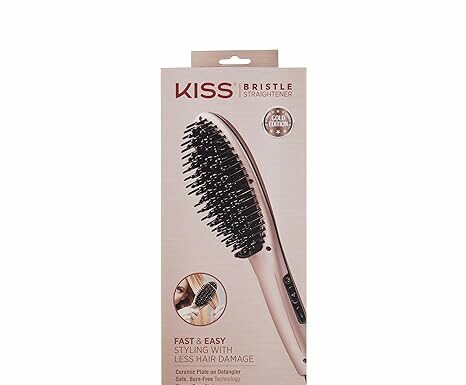 KISS Bristle Hair Straightener Review: Smooth, Frizz-Free Hair with Ionic Technology